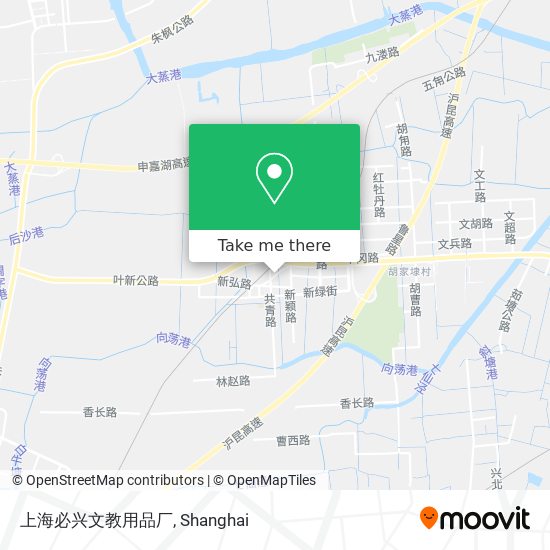 上海必兴文教用品厂 map