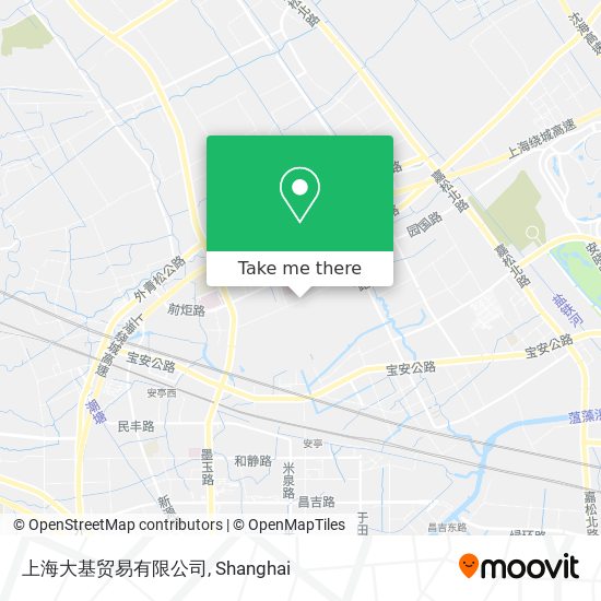 上海大基贸易有限公司 map