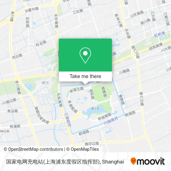 国家电网充电站(上海浦东度假区指挥部) map