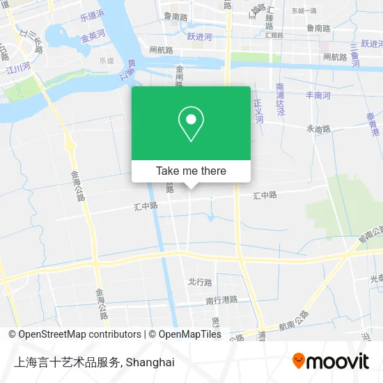 上海言十艺术品服务 map