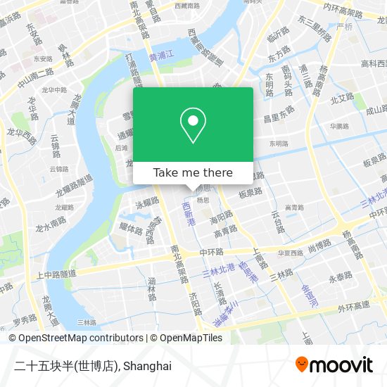 二十五块半(世博店) map