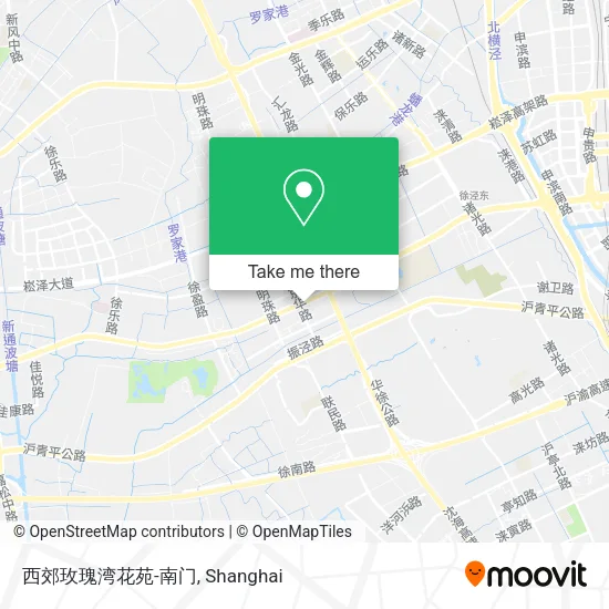西郊玫瑰湾花苑-南门 map