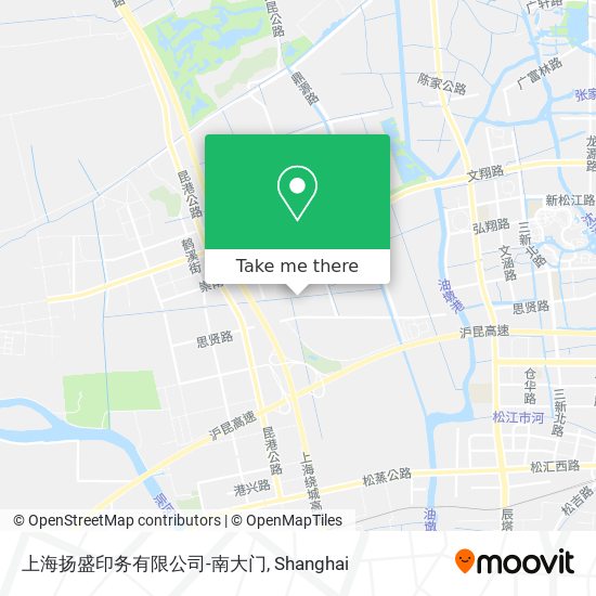 上海扬盛印务有限公司-南大门 map