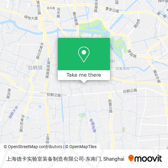 上海德卡实验室装备制造有限公司-东南门 map