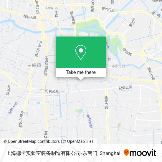 上海德卡实验室装备制造有限公司-东南门 map