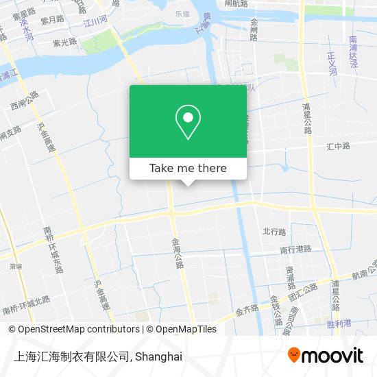 上海汇海制衣有限公司 map