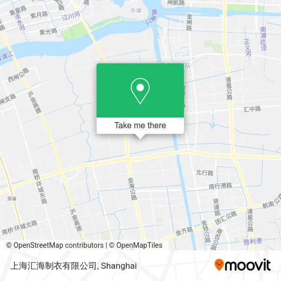上海汇海制衣有限公司 map