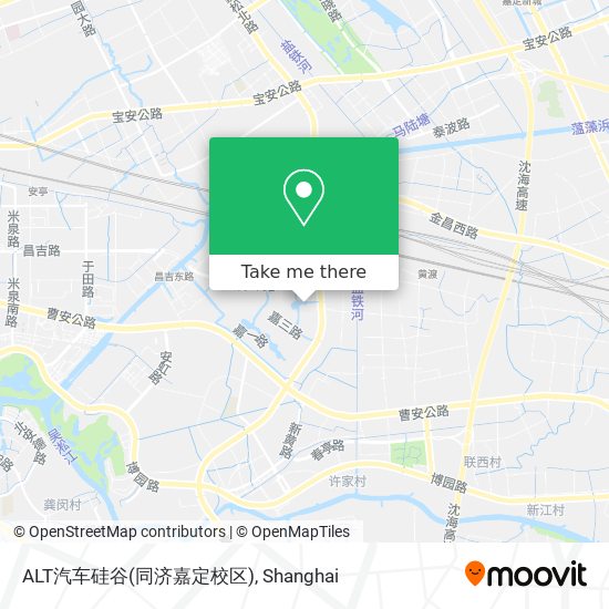 ALT汽车硅谷(同济嘉定校区) map