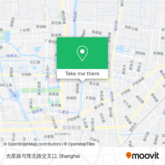 光星路与茸北路交叉口 map