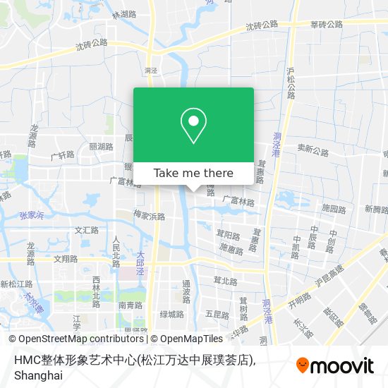 HMC整体形象艺术中心(松江万达中展璞荟店) map