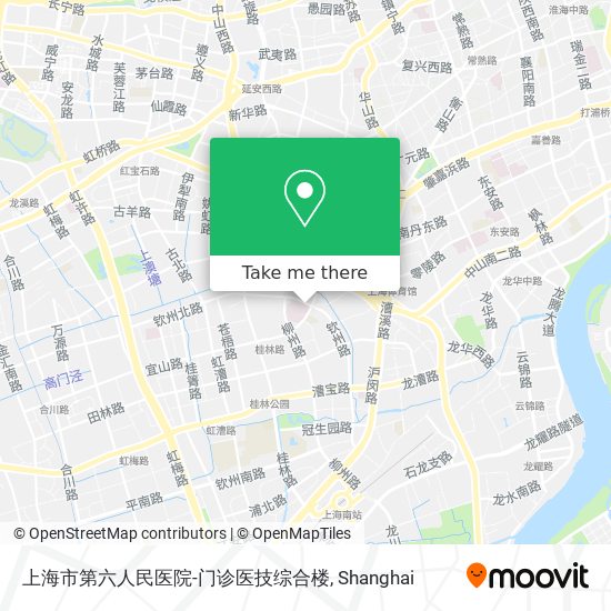 上海市第六人民医院-门诊医技综合楼 map