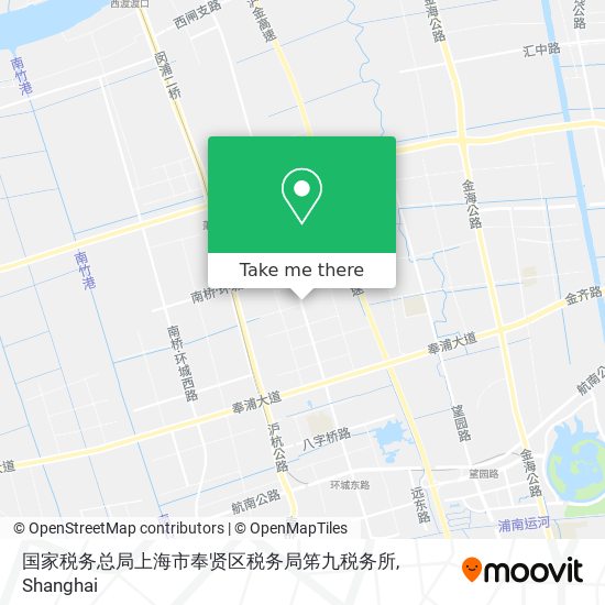 国家税务总局上海市奉贤区税务局笫九税务所 map