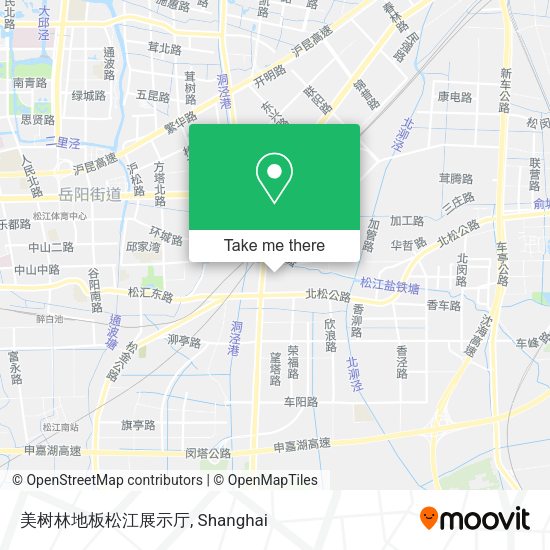 美树林地板松江展示厅 map