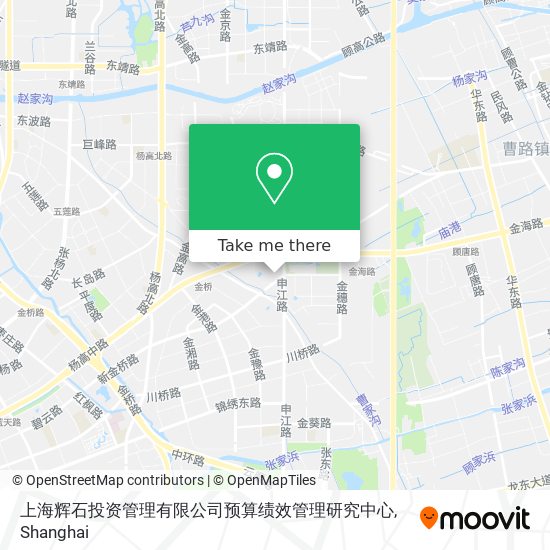 上海辉石投资管理有限公司预算绩效管理研究中心 map