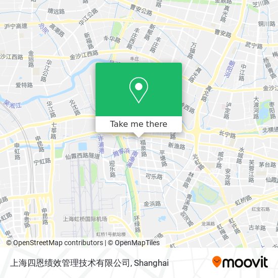上海四恩绩效管理技术有限公司 map