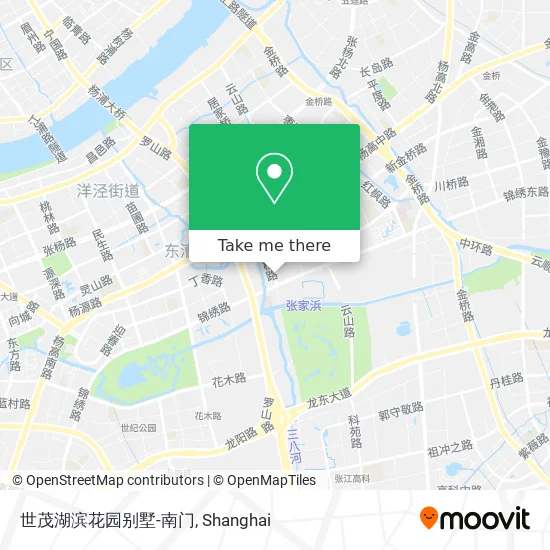 世茂湖滨花园别墅-南门 map