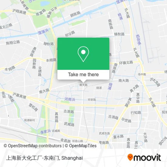 上海新大化工厂-东南门 map