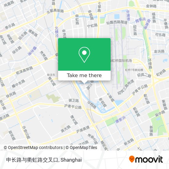 申长路与衢虹路交叉口 map