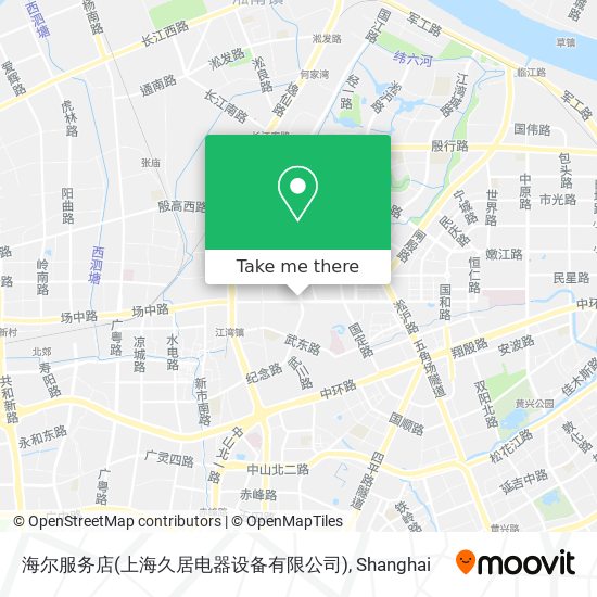 海尔服务店(上海久居电器设备有限公司) map