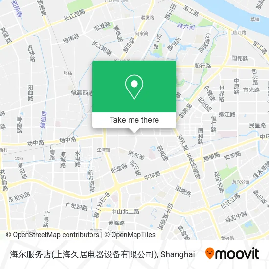 海尔服务店(上海久居电器设备有限公司) map