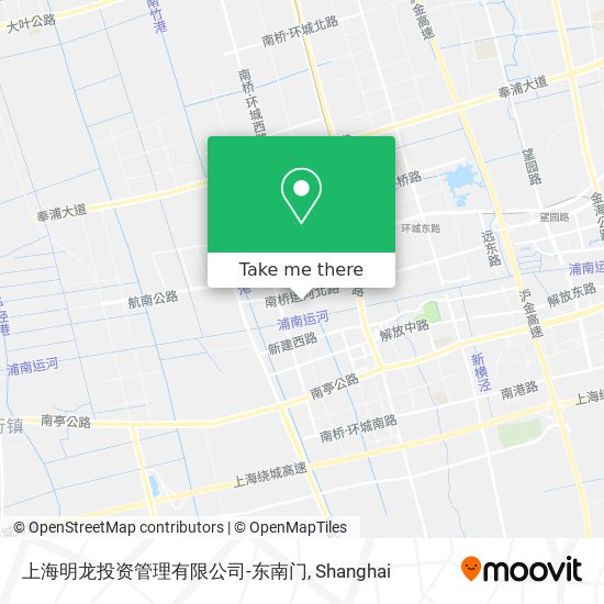 上海明龙投资管理有限公司-东南门 map