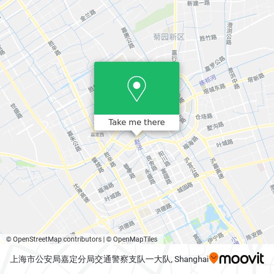 上海市公安局嘉定分局交通警察支队一大队 map