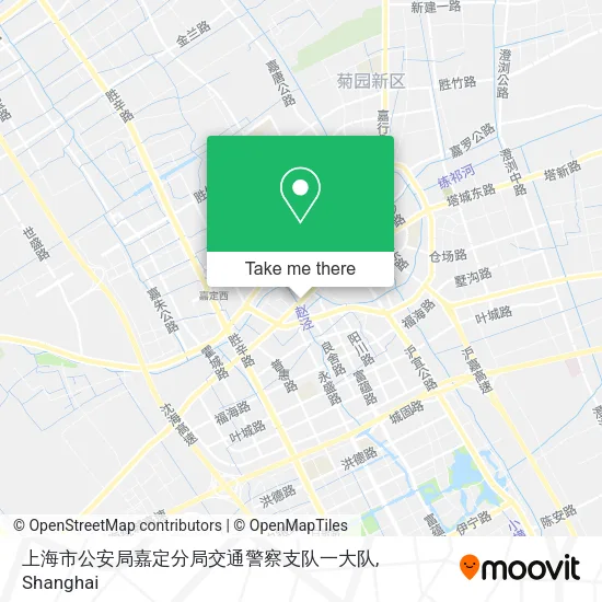 上海市公安局嘉定分局交通警察支队一大队 map
