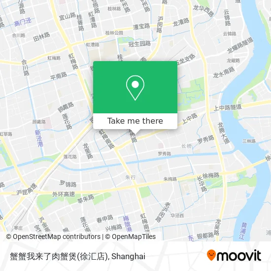 蟹蟹我来了肉蟹煲(徐汇店) map