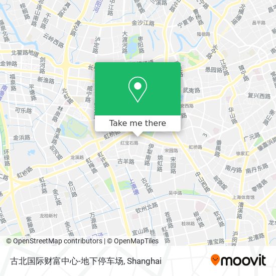 古北国际财富中心-地下停车场 map