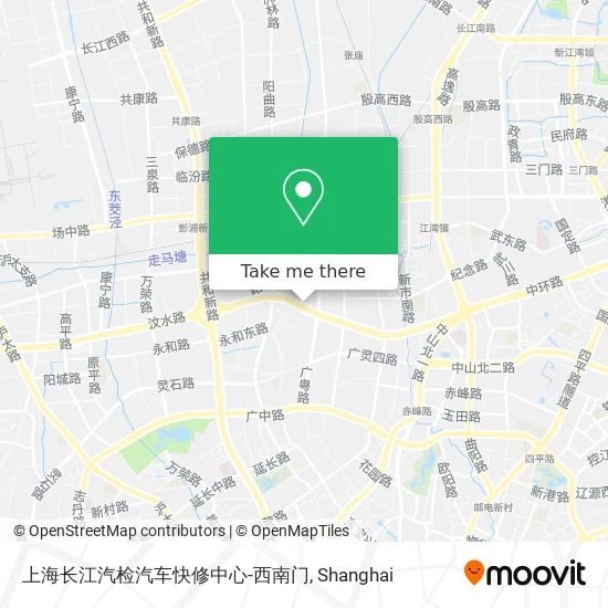 上海长江汽检汽车快修中心-西南门 map
