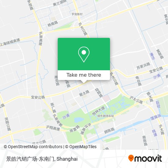 景皓汽销广场-东南门 map