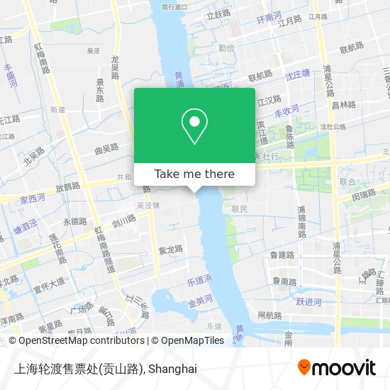 上海轮渡售票处(贡山路) map