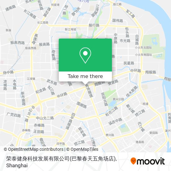 荣泰健身科技发展有限公司(巴黎春天五角场店) map