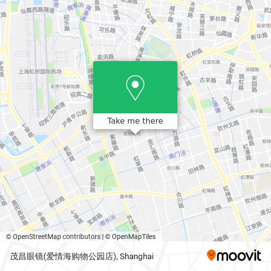 茂昌眼镜(爱情海购物公园店) map