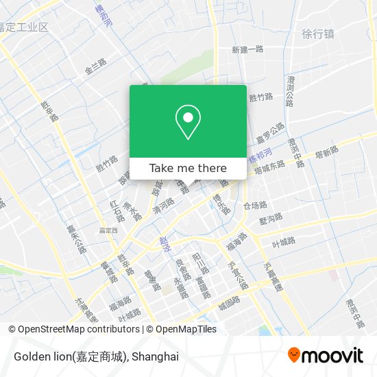 Golden lion(嘉定商城) map