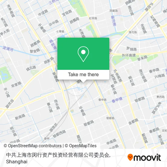 中共上海市闵行资产投资经营有限公司委员会 map