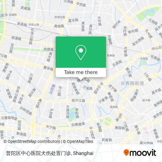 普陀区中心医院犬伤处置门诊 map