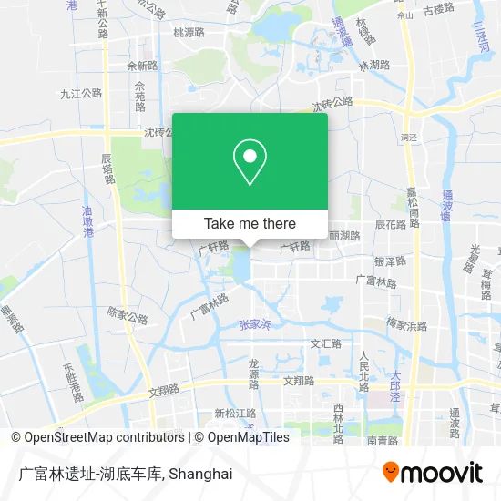广富林遗址-湖底车库 map