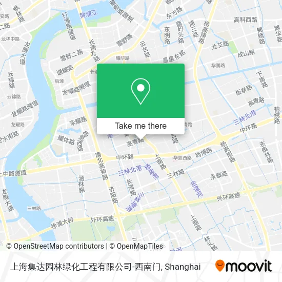 上海集达园林绿化工程有限公司-西南门 map