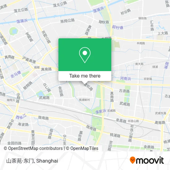 山茶苑-东门 map