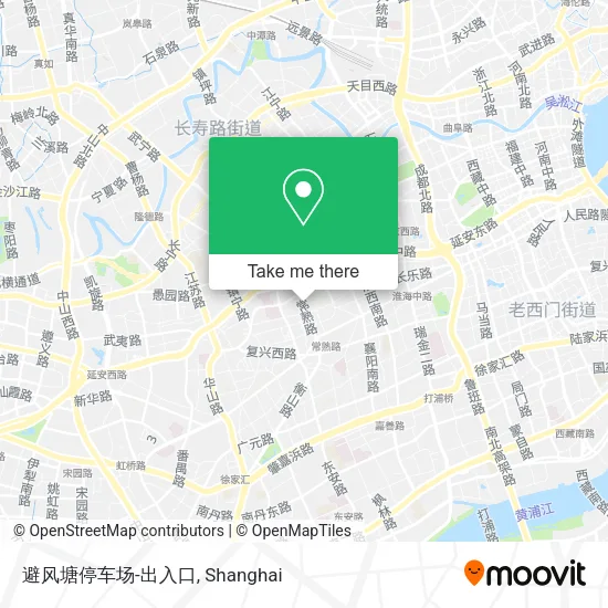 避风塘停车场-出入口 map