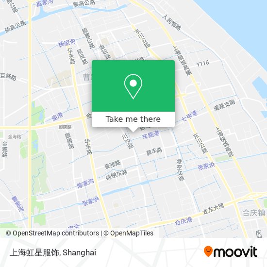 上海虹星服饰 map