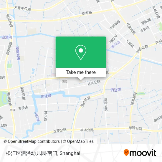 松江区泗泾幼儿园-南门 map