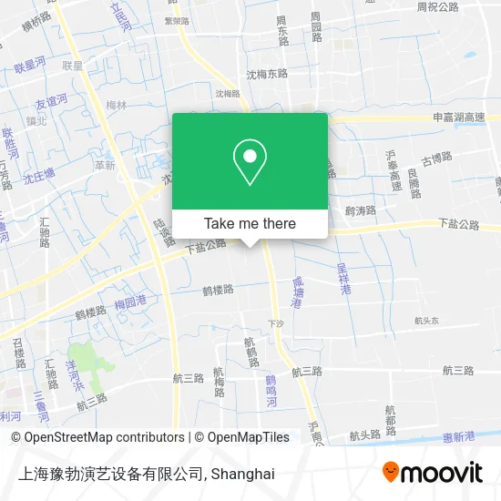 上海豫勃演艺设备有限公司 map
