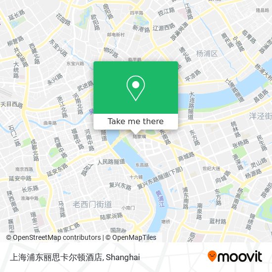 上海浦东丽思卡尔顿酒店 map