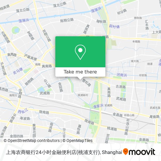 上海农商银行24小时金融便利店(桃浦支行) map