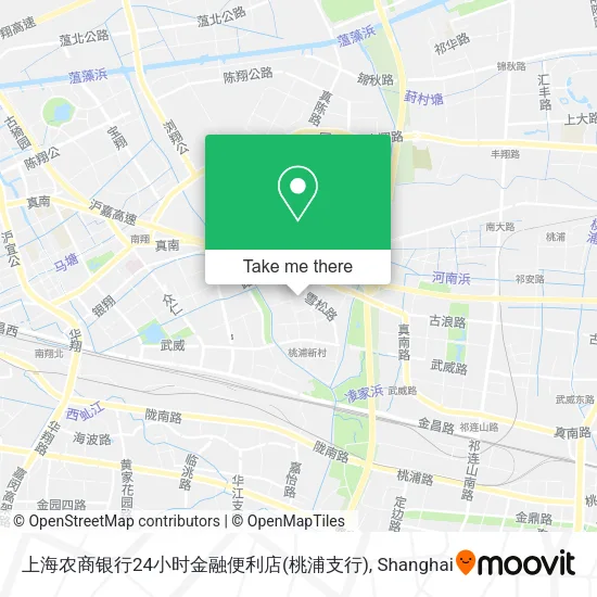 上海农商银行24小时金融便利店(桃浦支行) map