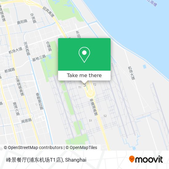 峰景餐厅(浦东机场T1店) map