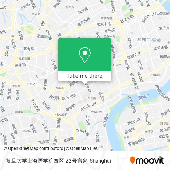 复旦大学上海医学院西区-22号宿舍 map