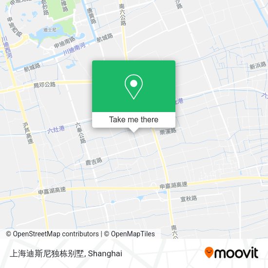 上海迪斯尼独栋别墅 map